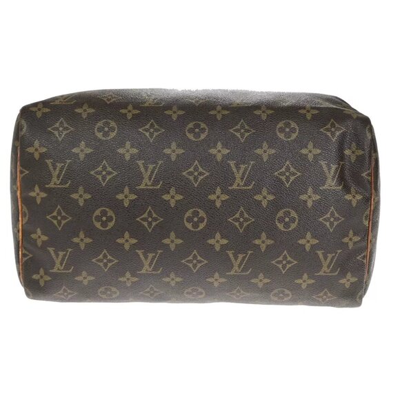 LOUIS VUITTON Speedy 30 Travel Hand Bag Monogram Leather Brown M41526 69YF405 - Picture 6 of 13